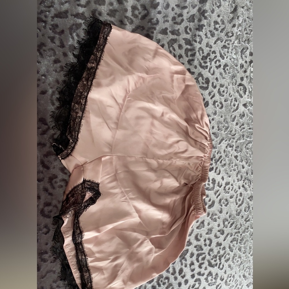 Satin shorts sleep wear